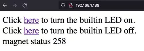 How to builtin led body
