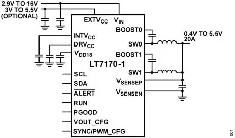 A diagram of LT7170-1
