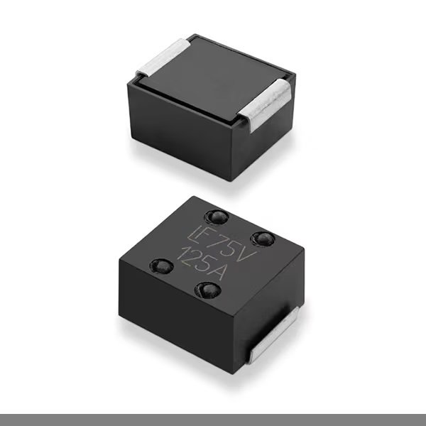 Two black rectangular 881 fuse electronic components 