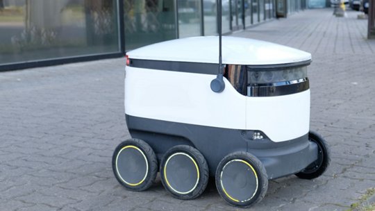 Illustration of an Advanced Driver Assistance System (ADAS) around a top-view car. 