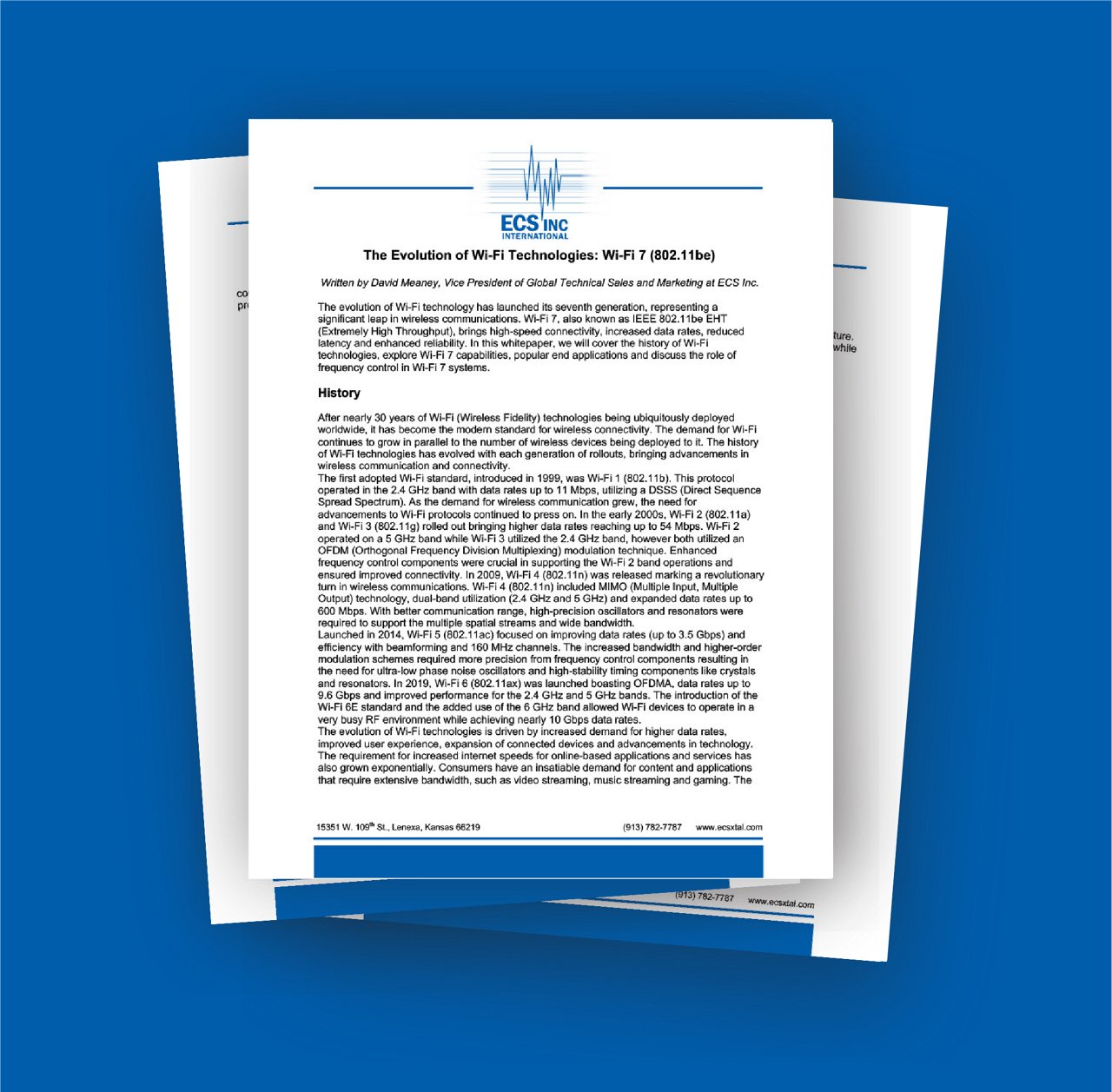 Cover image of a technical whitepaper from ECS Inc.