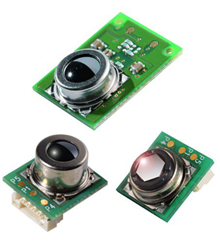 Image of two OMRON environmental sensors USB unit