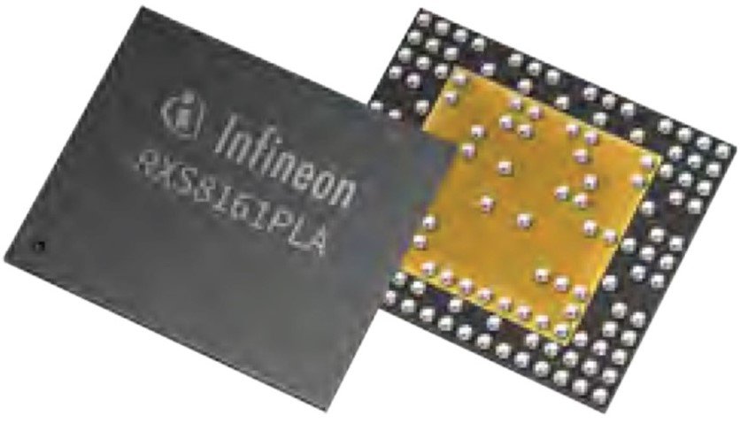 Image of Infineon XENSIV mmWave radar sensor chip