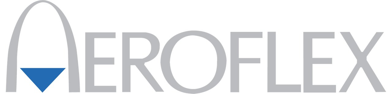 Aeroflex logo in color with transparent background