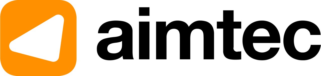 Aimtec logo in color with transparent background