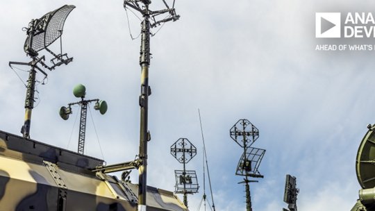 Image of military satellites from Analog Devices