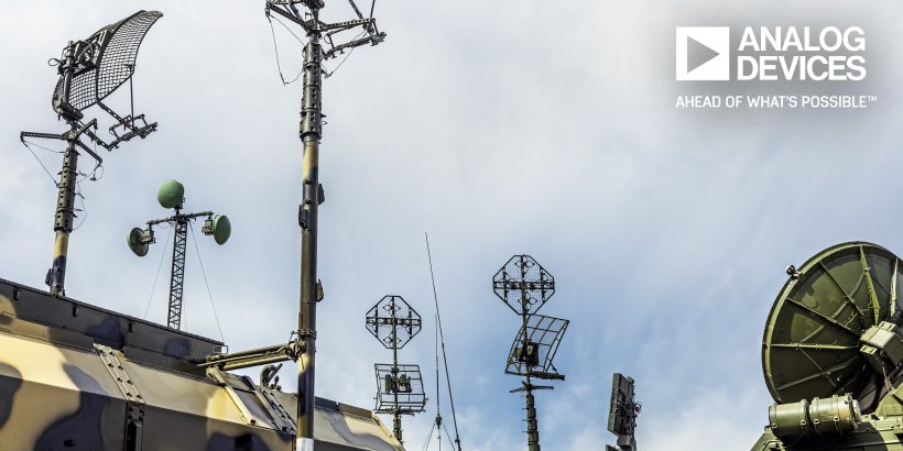 Image of military satellites from Analog Devices