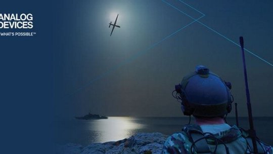 Drone Analog Devices en opération de nuit