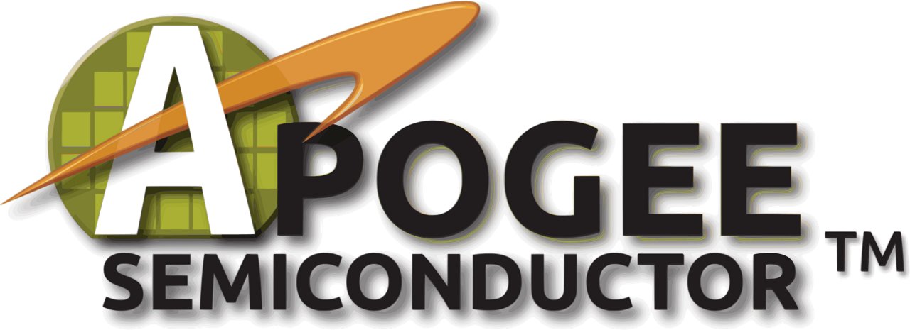 Apogee Semiconductor logo in color with transparent background