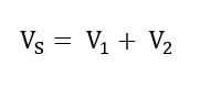 Mathematical formula with variables.