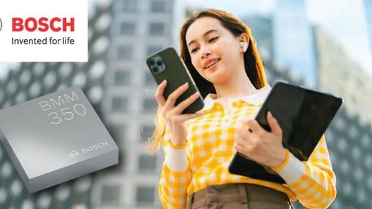 Photo d'une femme vérifiant quelque chose sur son téléphone et image d'en-tête BMM350 820x410