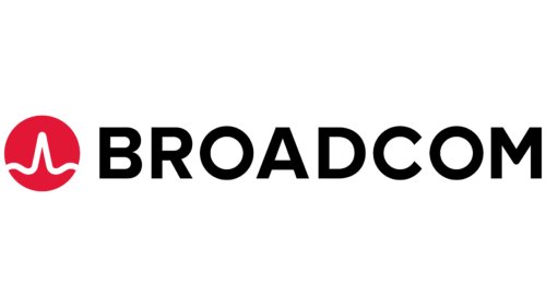 Broadcom  logo in color with transparent background