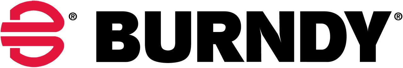 Burndy logo in color with transparent background