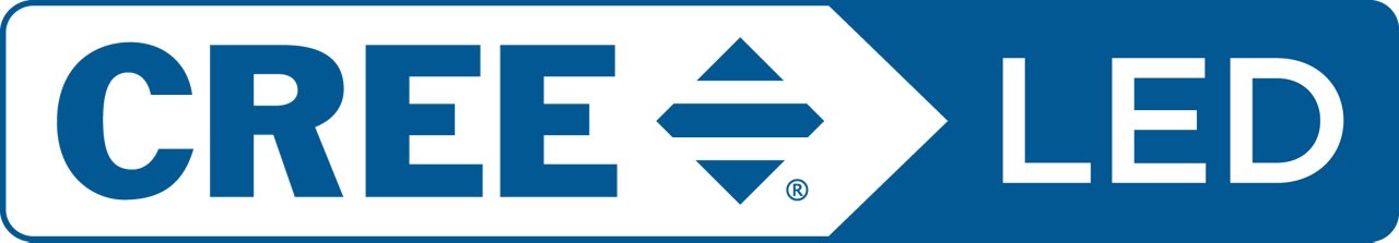 Cree Led logo in color with transparent background
