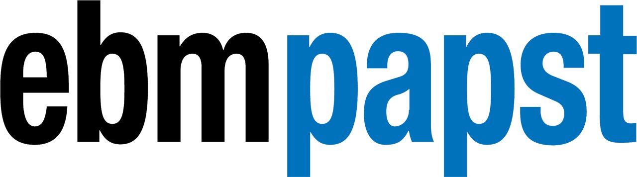 ebm-papst logo in white with transparent background