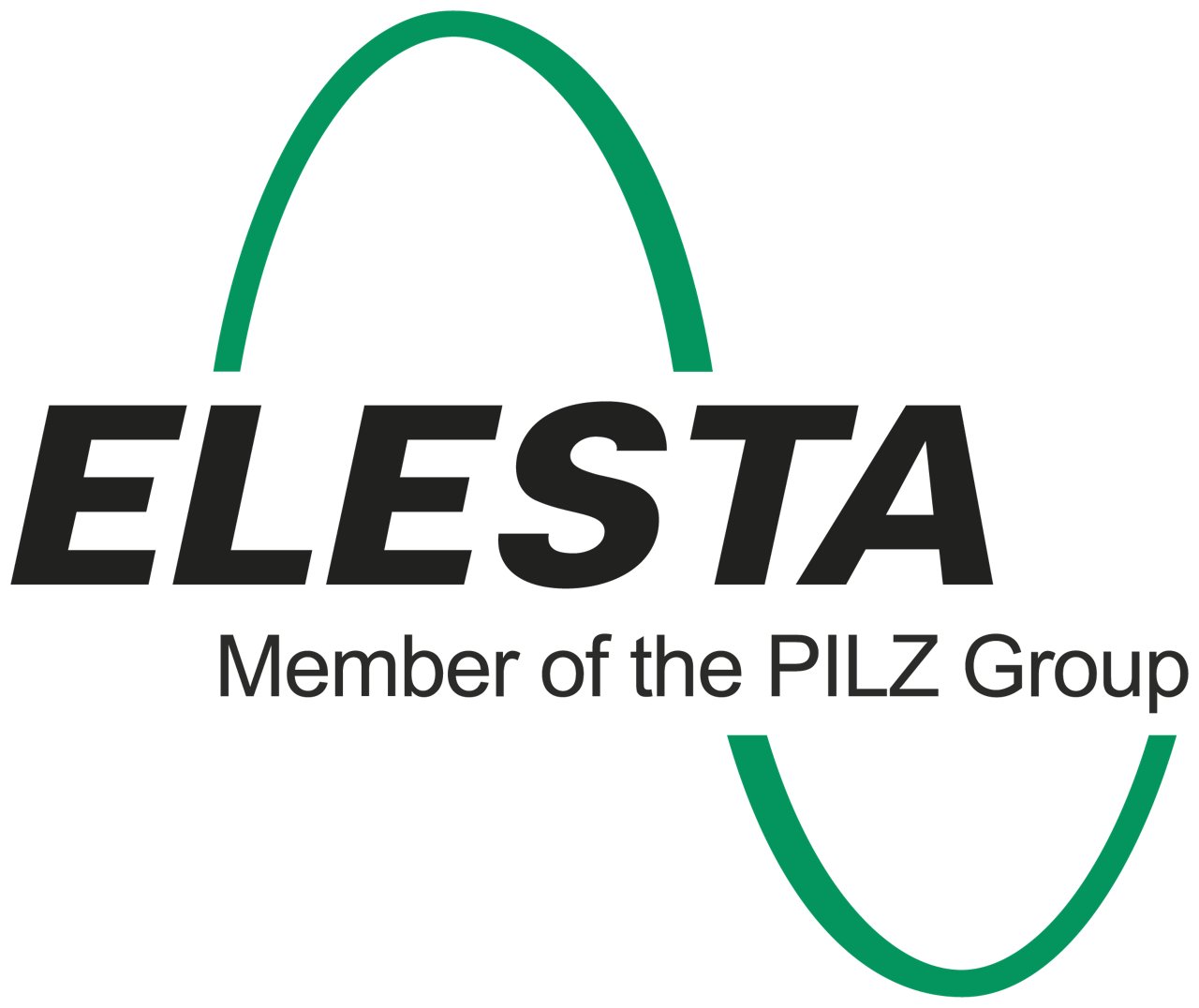 ELESTA GmbH logo in color with transparent background