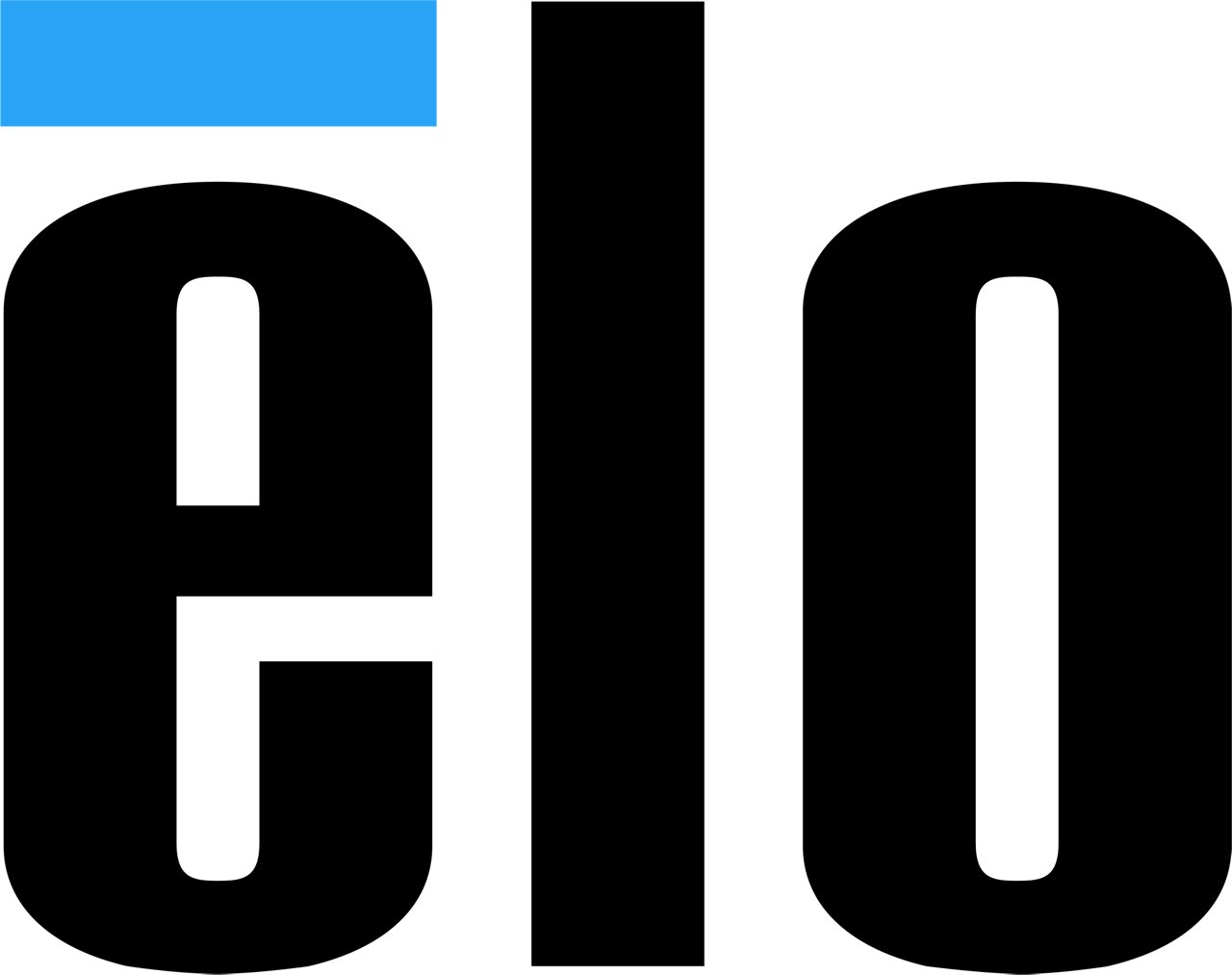 Elo Touch Solutions Inc logo in color with transparent background