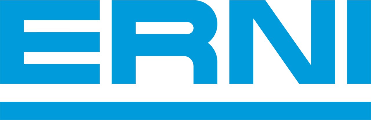 ERNI Electronics logo in color with transparent background
