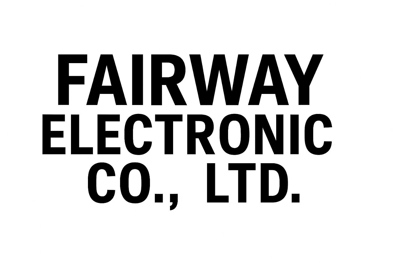 Fairway Electronic logo in black with transparent background