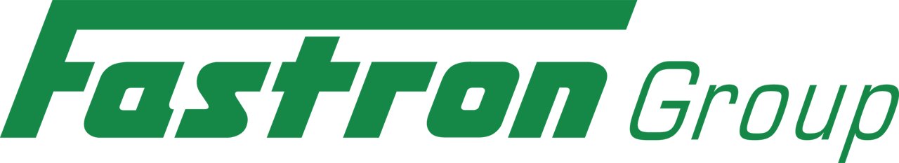 Fastron logo in color with transparent background