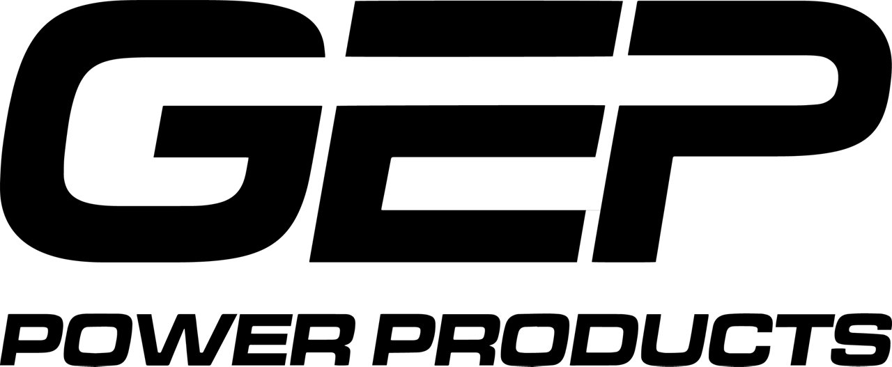 GEP Power Products logo in black with transparent background