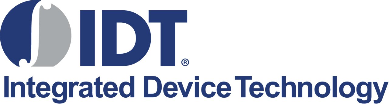 Integrated Device Technology logo in color with transparent background