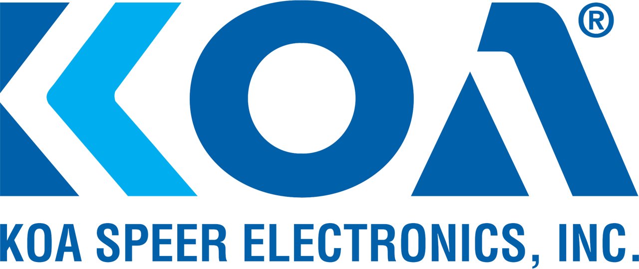 KOA Speer Electronics logo in color with transparent background