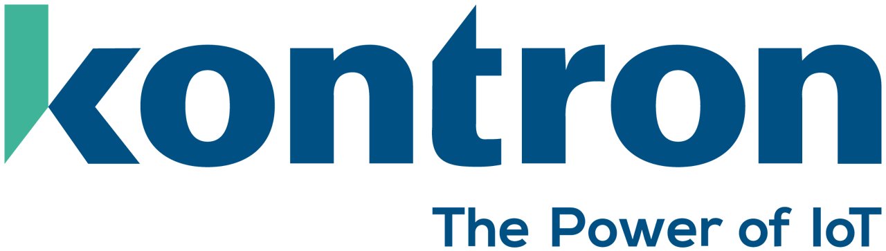 Kontron logo in color with transparent background
