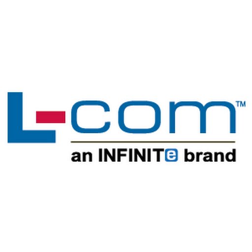 L-com logo in color with transparent background