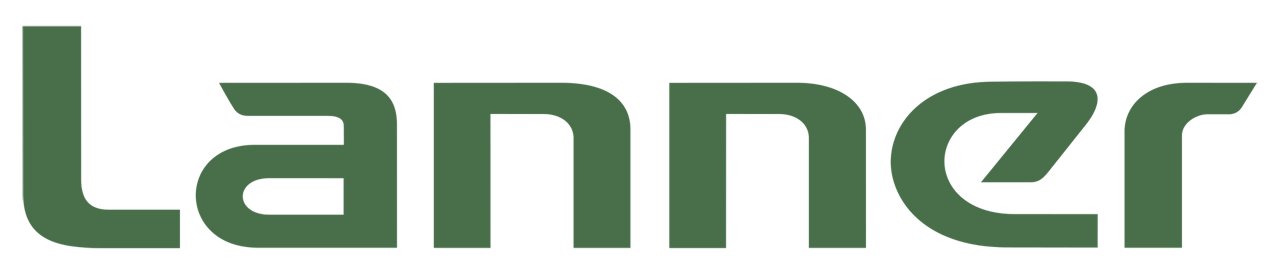 Lanner Electronics logo in color with transparent background