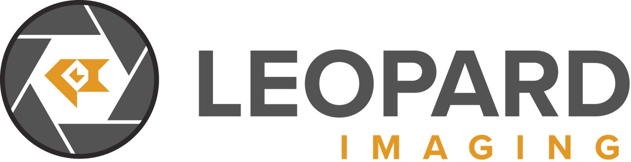 Leopard Imaging logo in color with transparent background