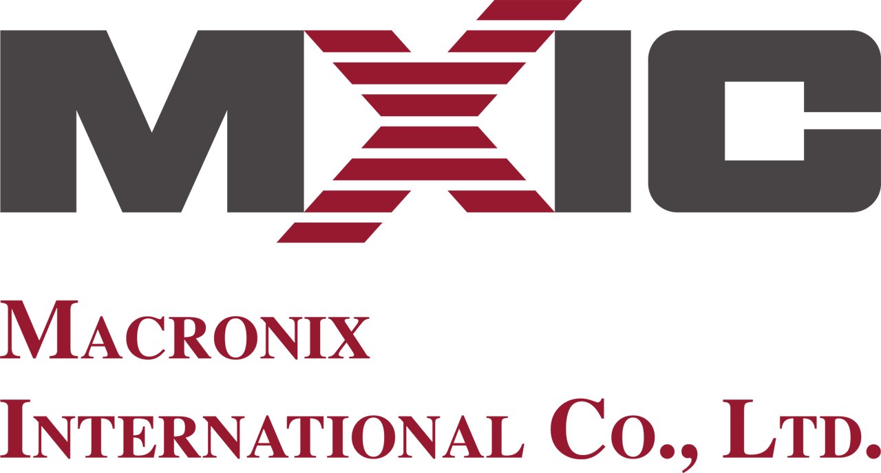 Macronix International Co Ltd logo in color with transparent background