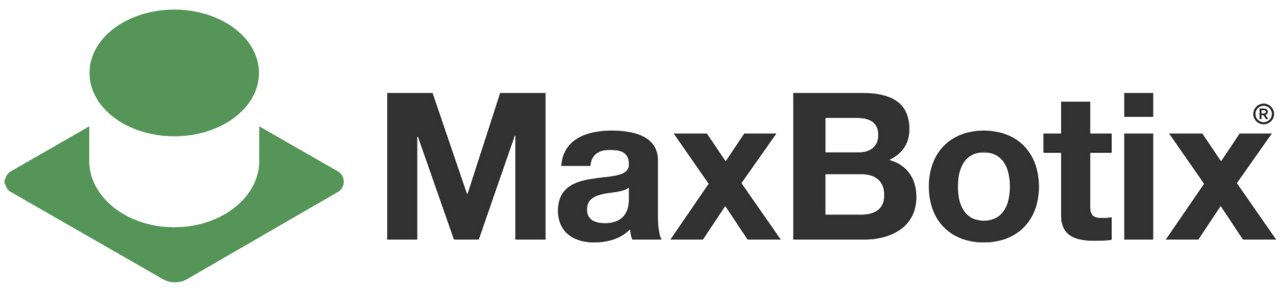 MaxBotix Incorporated logo in color with transparent background