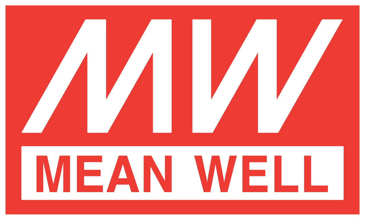 Mean Well logo in color with transparent background