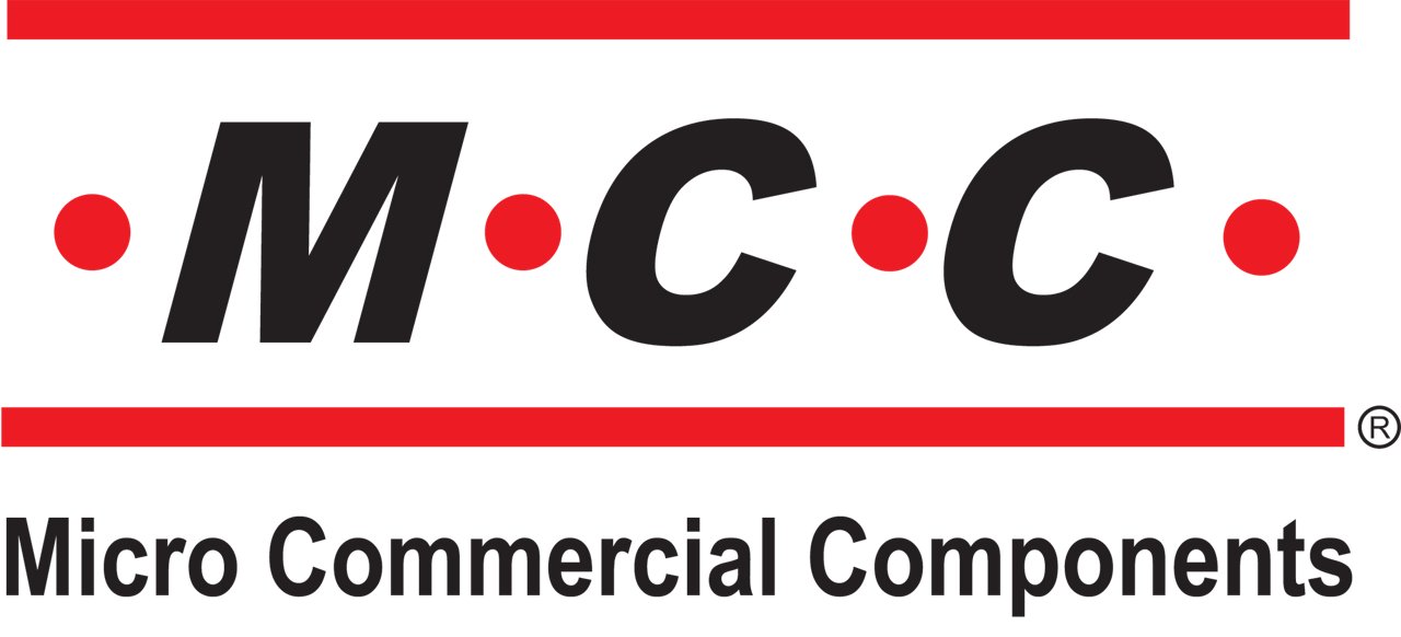 Micro Commercial Components logo in color with transparent background