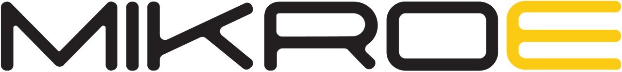 MikroElektronika logo in black with transparent background
