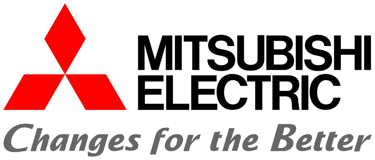 Mitsubishi Electric logo in color with transparent background