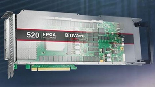 BittWare 520 FPGA Accelerator Card in Use