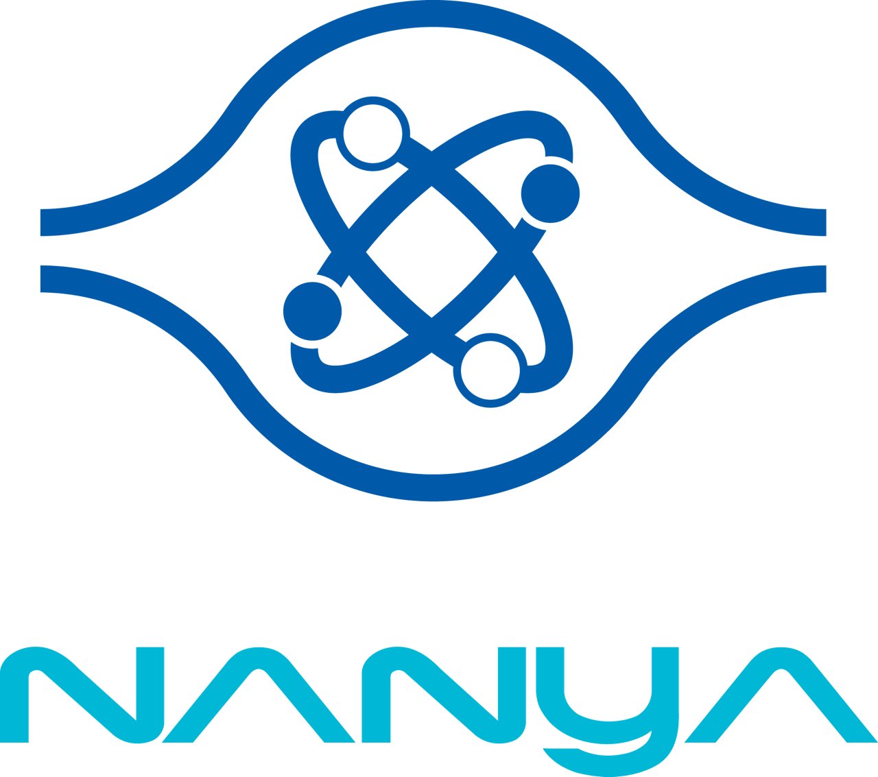 Nanya Technology logo in color with transparent background