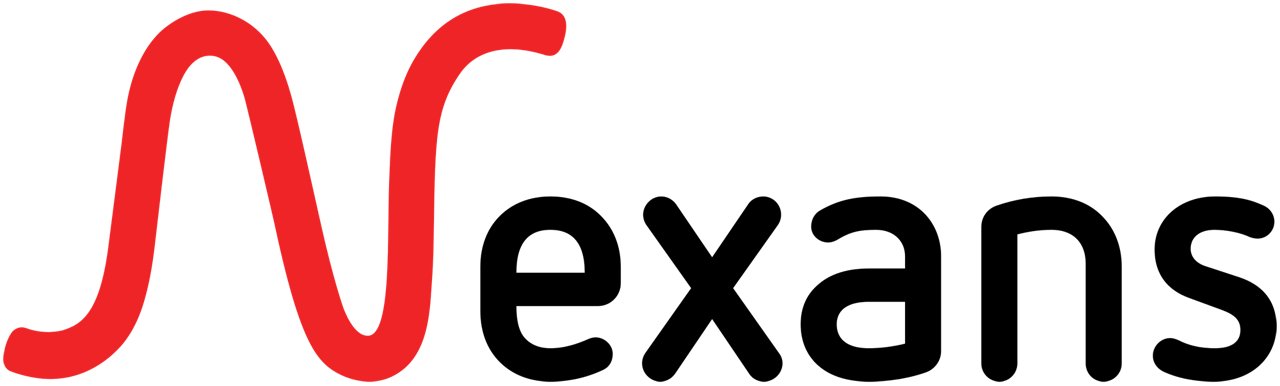 Nexans logo in color with transparent background