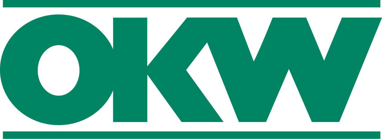 OKW Enclosures logo in color with transparent background