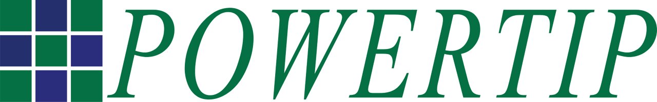 Powertip logo in color with transparent background