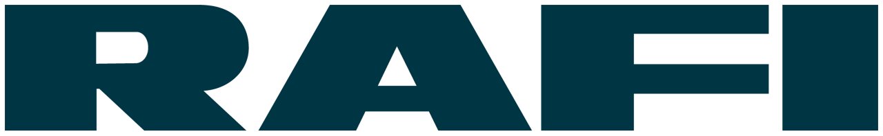 RAFI GmbH & Co. KG logo in color with transparent background