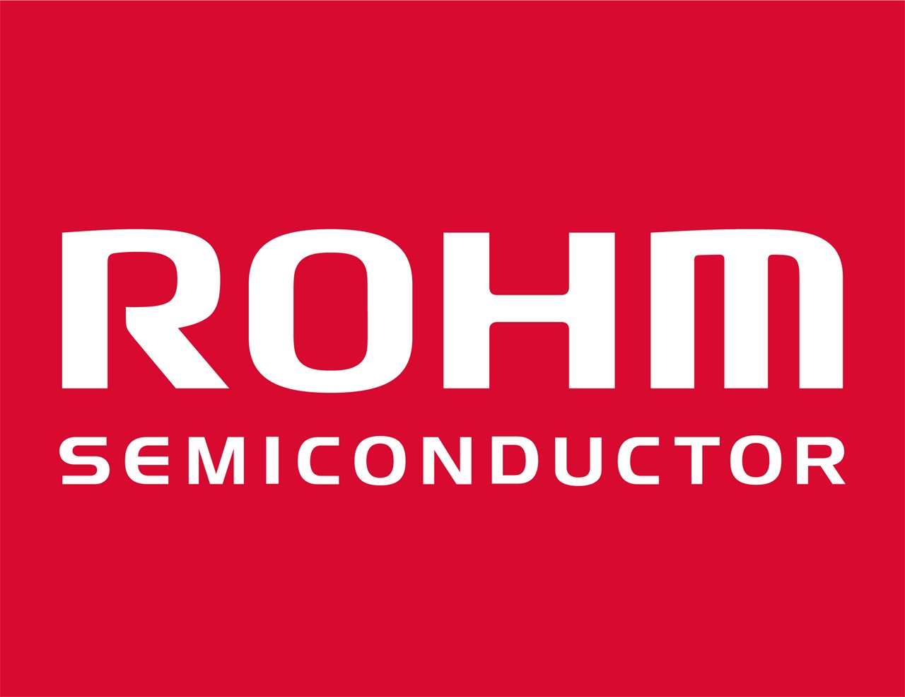 ROHM Semiconductor logo in color with transparent background