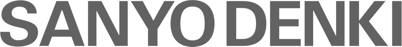 SANYO DENKI logo in color with transparent background