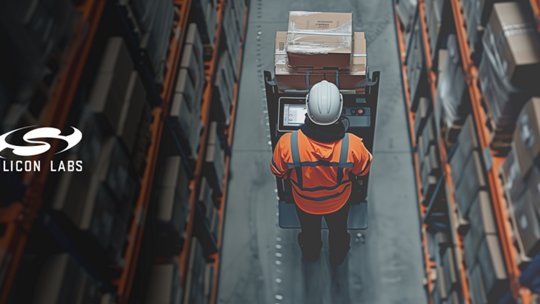 Image of a man working in a warehouse