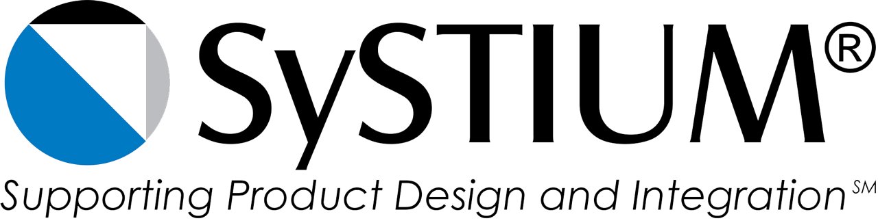 Systium Technologies logo in color with transparent background