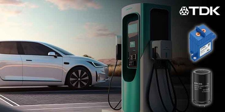 采用TDK组件的电动汽车充电站