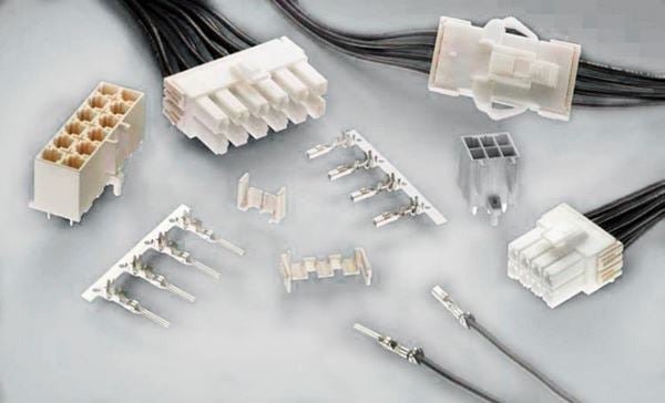 Assorted electrical connectors and wiring components