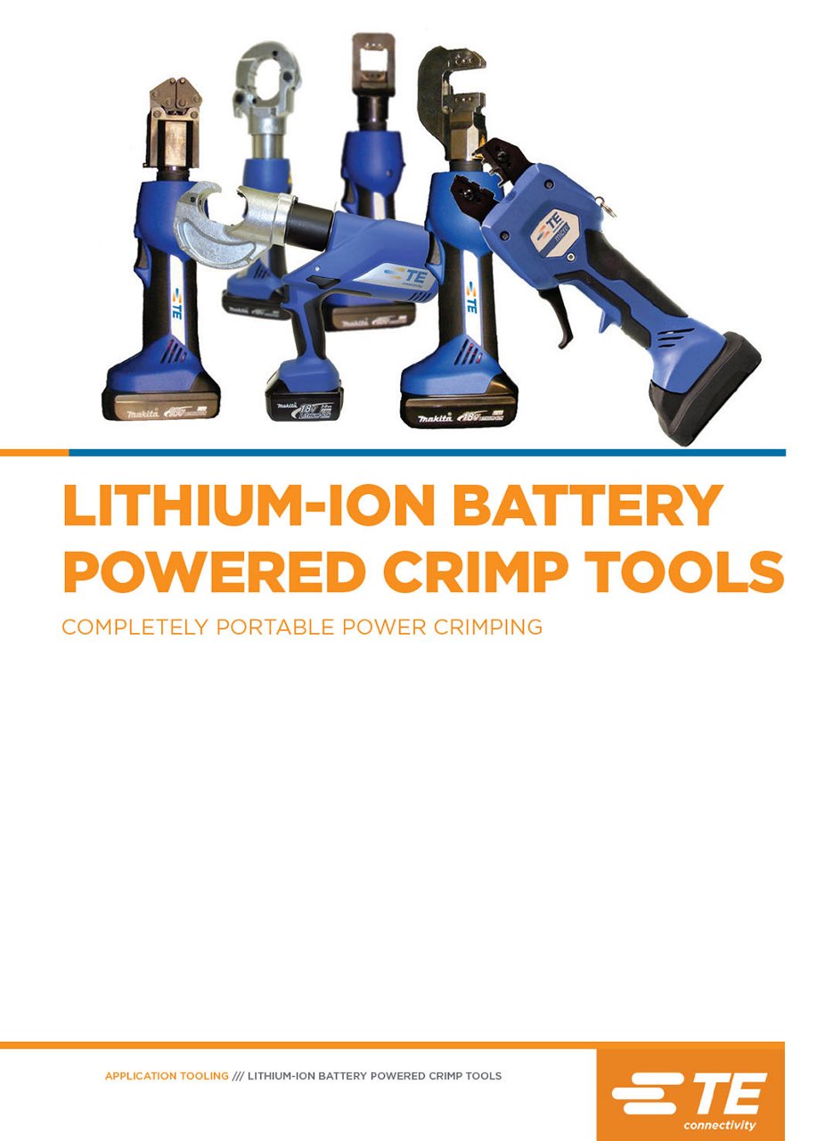 Une gamme d'outils de sertissage portables alimentés par des batteries lithium-ion, conçus pour une utilisation efficace et polyvalente.